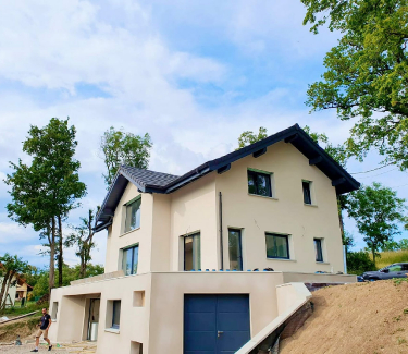 Façade sur construction neuve 